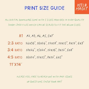 Rainbow Alphabet Poster: Playful ABC Nursery Decor (Digital Download) image 10