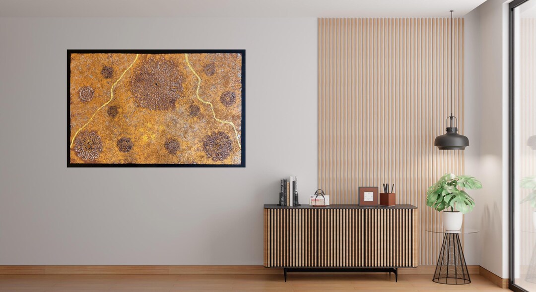 Original Textured Wall Tableau | Where Art Meets Interior ...