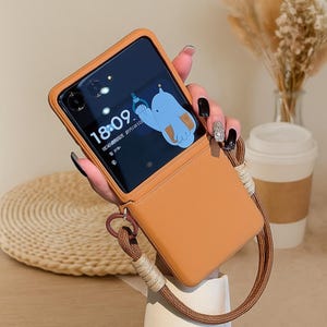 Motorola Razr [Model] Case: Slim Protective Cover with Hand Rope