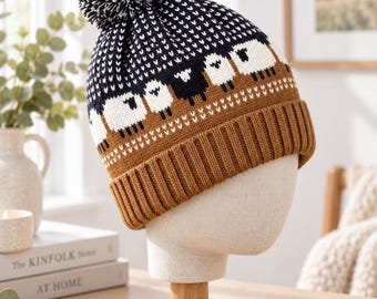 Gorro Bryan inspirado en Resident Evil, gorro de punto de oveja, gorro para gamers, gorro de invierno con pompón, regalo para gamers, gorro para cosplay, regalo para fans de Resident Evil
