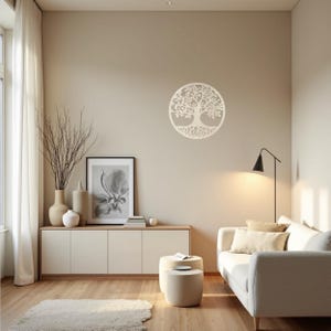 Tree of life, wall decoration, tree of life, decoration, wooden decoration, painting on wood