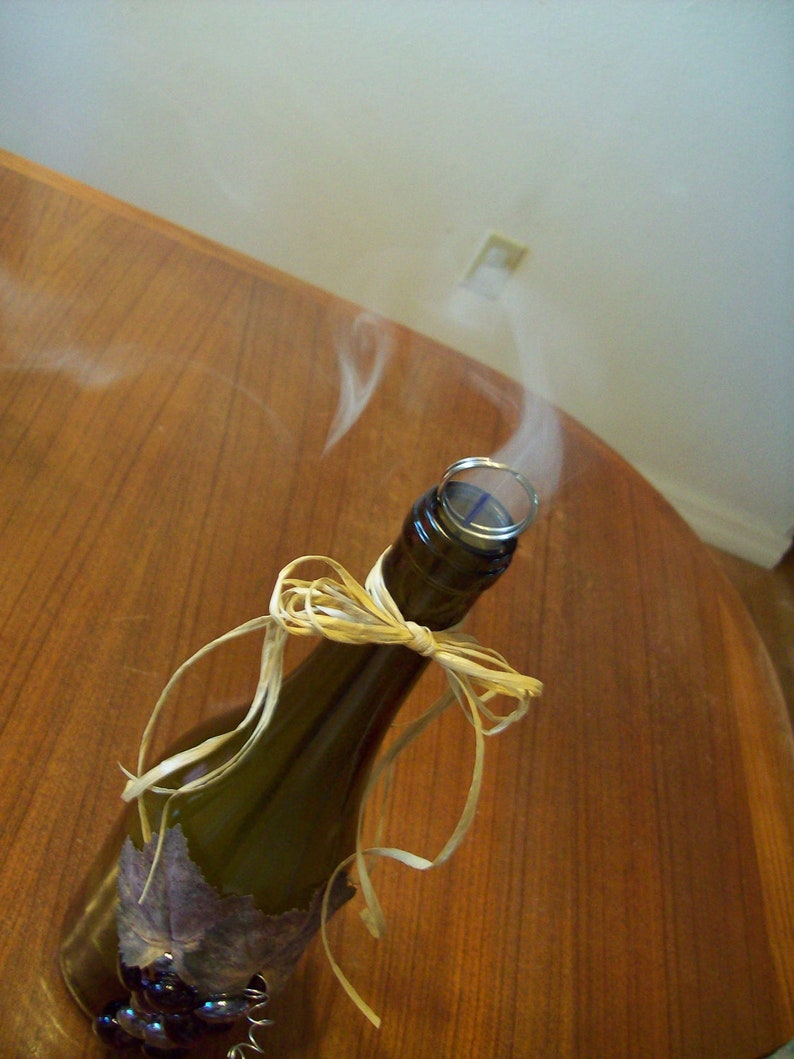 Wine Bottle Incense Burner Wine Gift House Warming Gift Etsy