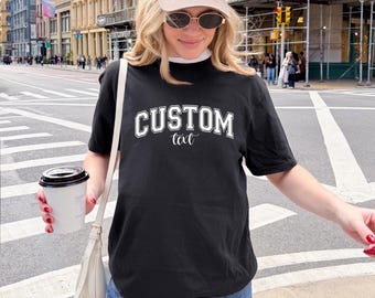 Personalisiertes Gildan Softstyle T-Shirt: Benutzerdefinierter Textdruck