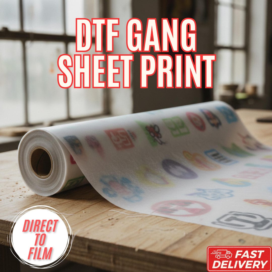 Custom DTF Gang Sheet, DTF Transfers, Direct to Film Transfer ...
