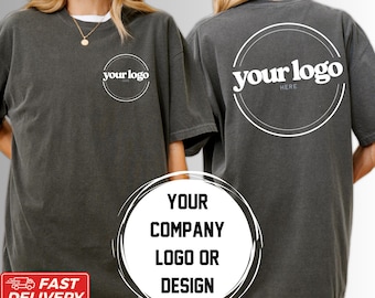 Business Logo Shirt, Personalized Company T-Shirt, Custom Logo Shirt, Company Logo Shirts, Customizable Brand Shirt, Comfort Colors