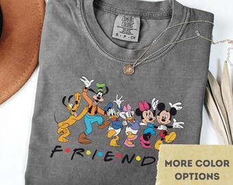 Comfort Colors Retro Mickey Mouse & Friends Tee: Garment-Dyed Cotton