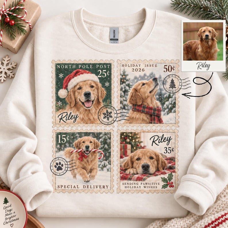 Custom Dog Christmas Sweatshirt