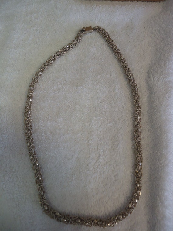 Heavy Unisex  Byzantine 24" Sterling Silver Chain… - image 3