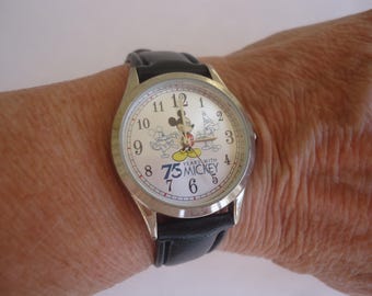 Vintage Disney Watch, 75 Years with Mickey, Running with New Battery