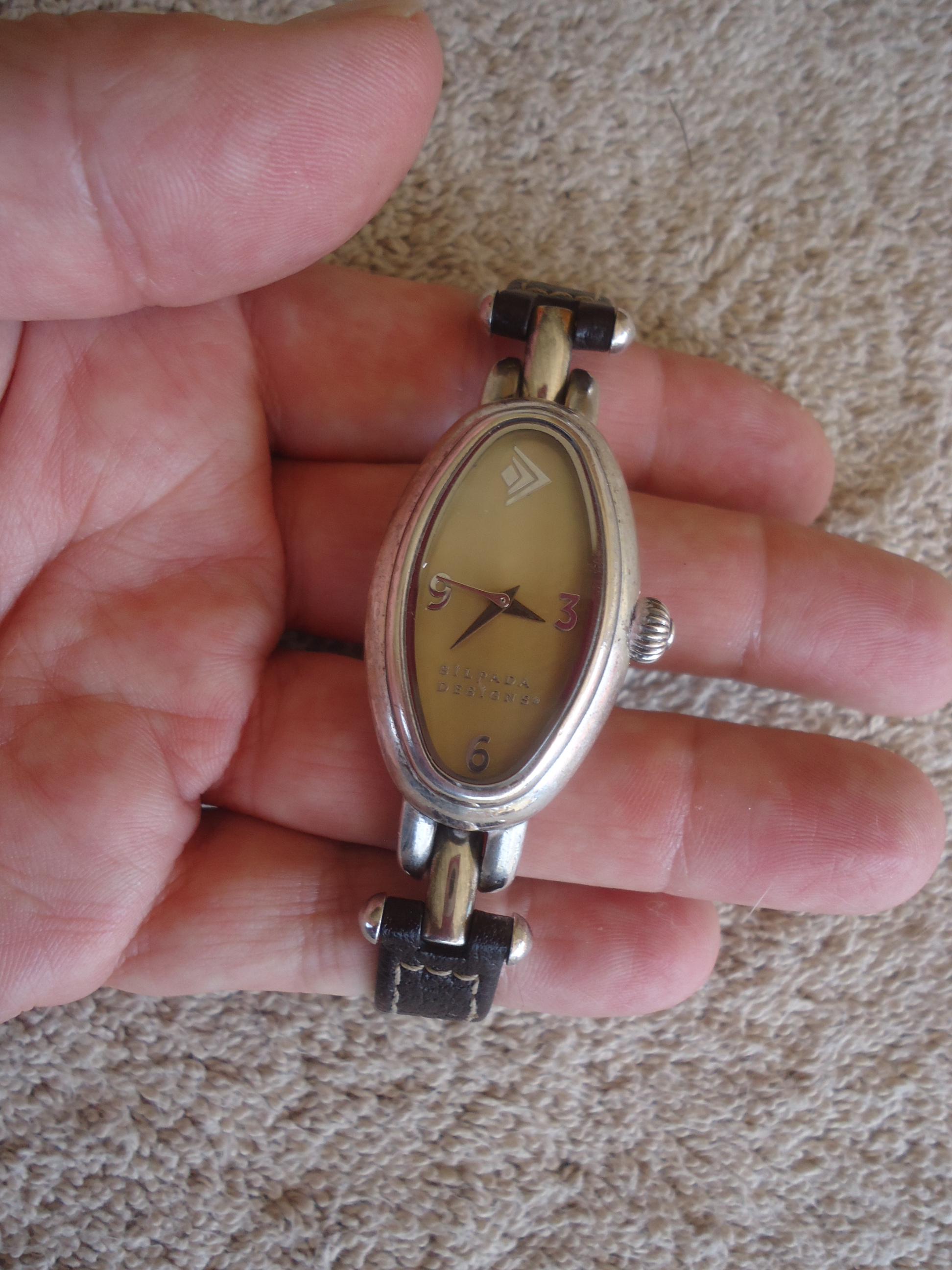 Silpada T2127 Mother of Pearl Face, Stainless Steel and  display picture 1