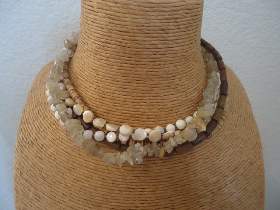 Silpada 5-Strand Mixed Materials Necklace, N1507