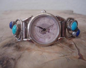 Vintage Saddle River Turquoise Watch 2004: Silverplated. New  display picture 2