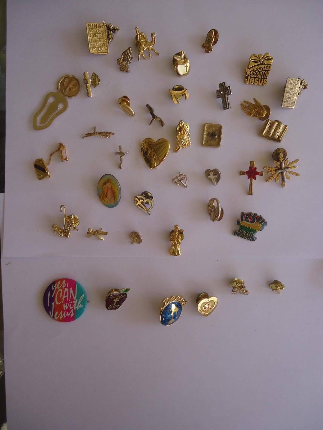 Not Religious Pin Vintage Religious Theme Pin Lot, 39 Pieces - Etsy