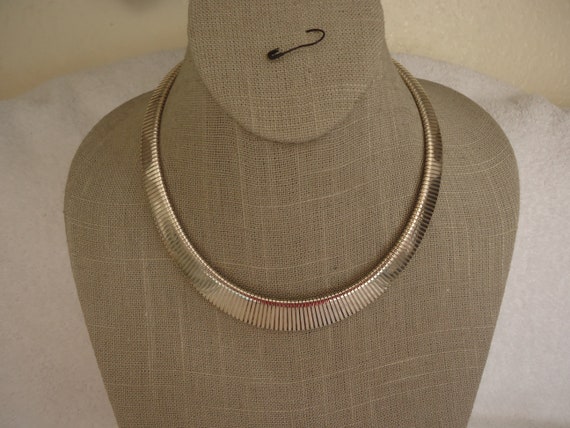 sterling silver omega necklace