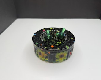 Sunflower Resin Storage Container