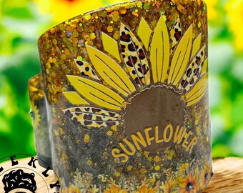 Sunflower Pencil Organizer and Trinket Tray
