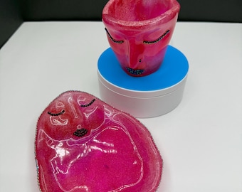 Decorative cup and saucer