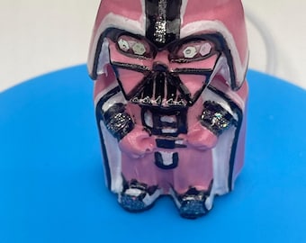 Breast Cancer Awareness Darth Vader Figurine, Pink Faith Hope Gift