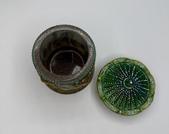 Rhinestone Carousel Storage Container