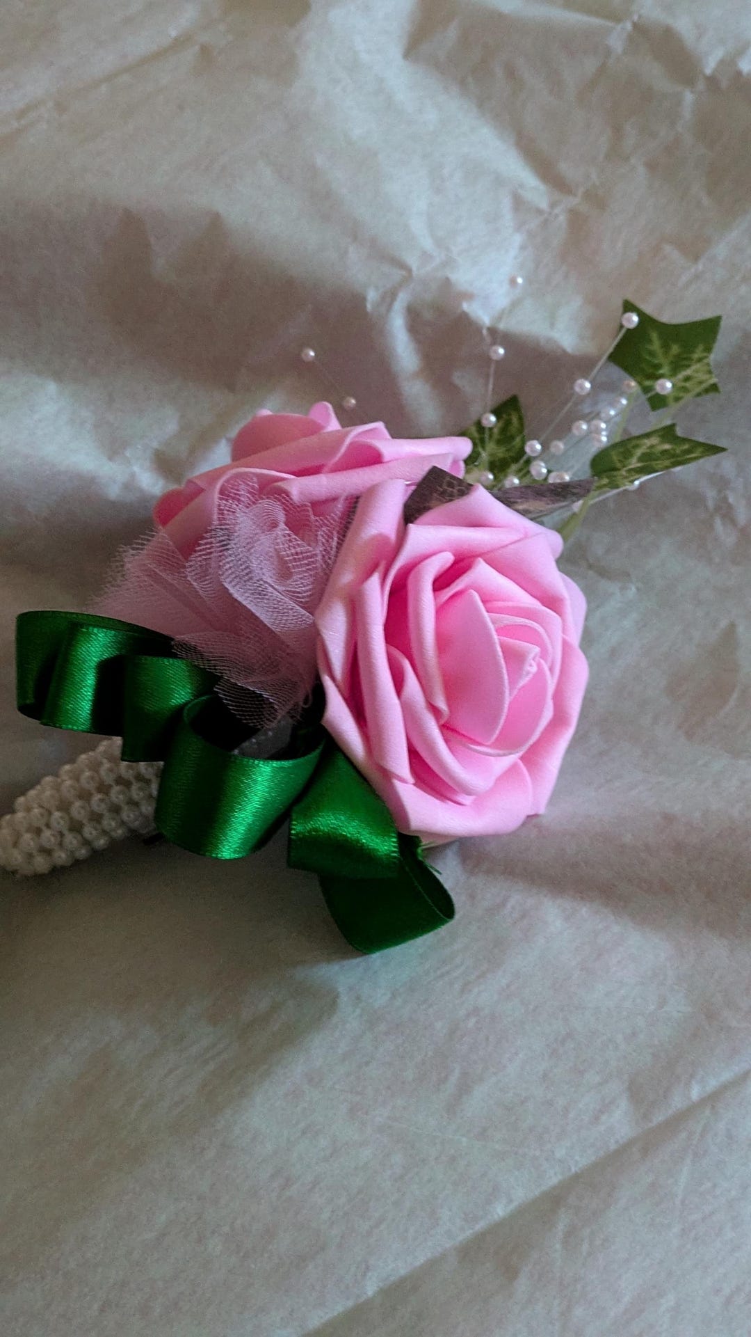Tea Rose Brooch: Alpha Kappa Alpha Sorority, Pearl Handle - Etsy