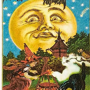 Halloween Time - postcard