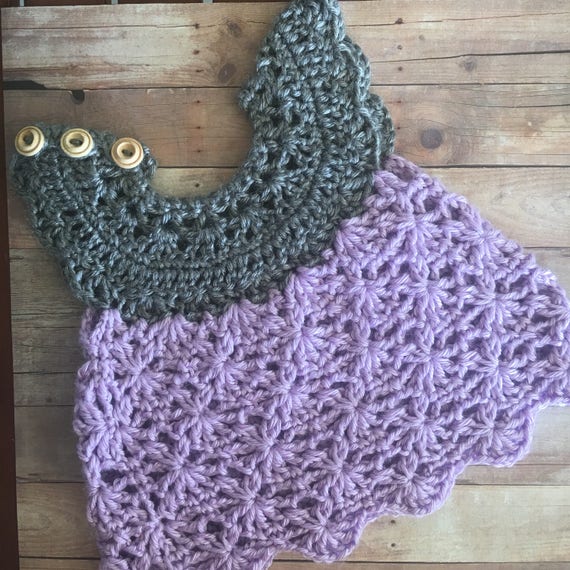 Items similar to Baby Dress / Newborn Dress / crocheted baby girl dress