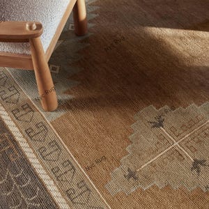 Kate Oushak Hand Knotted Large Area Rug | New Zealand Wool Rug | Turkish Oushak Hand Made — 8x10, 9x12, 12x15 | Turkish Contemporary rug