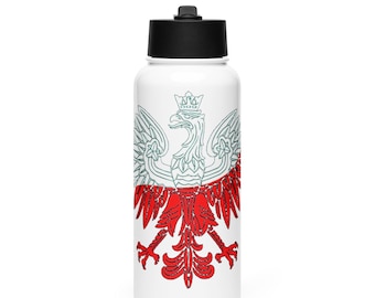Idratati con Polska Pride – Borraccia Orzeł Biały in acciaio inossidabile