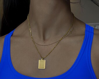 Gold Swimming Pendant Necklace | Minimalist Swimmer Jewelry | Gift for Athletes, Swimmers & Fans