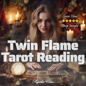 Twin Flame Tarot Reading – SAME HOUR Psychic Love Insight, Soulmate Energy, Spiritual Guidance & Emotional Clarity