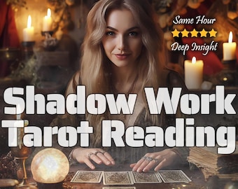 Schattenarbeit-Tarot-Lesung – Einblick in die emotionale Heilung zur selben Stunde (Digital)