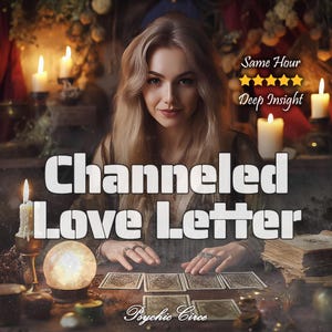 Channeled Love Letter – SAME HOUR Message from Your Person | Deep Psychic Reading & Intimate Energetic Connection Revealed