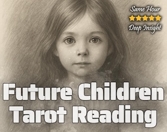 Future Children Psychic Drawing & Reading – SAME DAY Baby Sketch, Spirit Baby Energy, Family Path - Loving Guidance