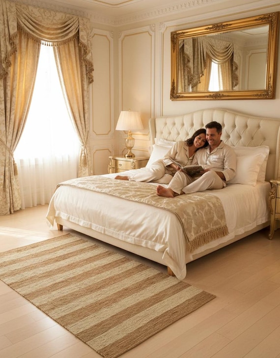 Handmade Jute Rug: Modern Somaik Design