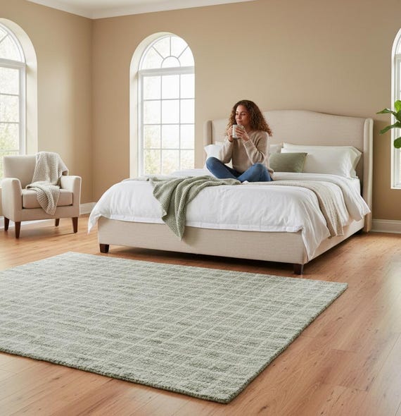 Hand Tufted Loop Rug - Modern Home Furnishing