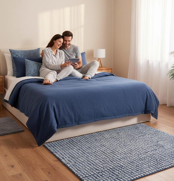 Hand Tufted Rug: Modern Area Carpet, Living Room Decor