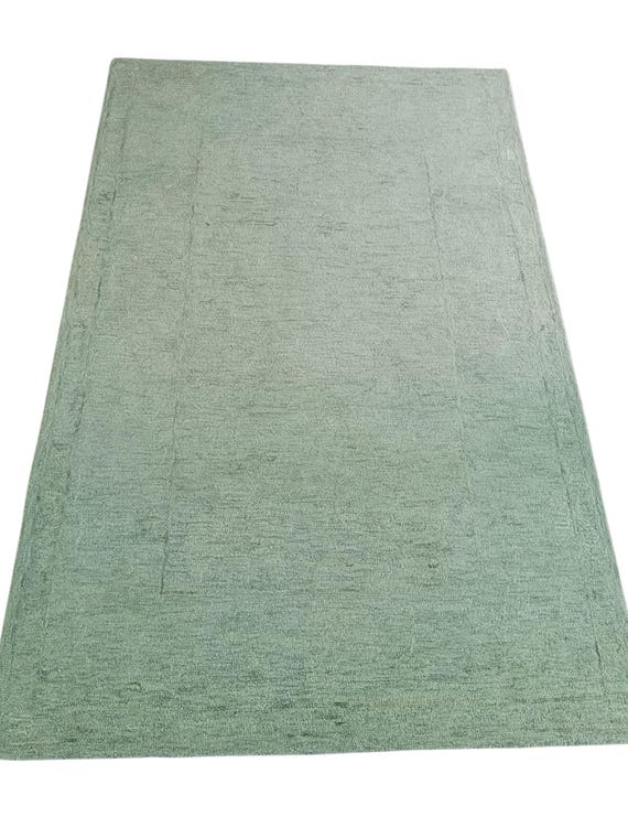 Hand Tufted Rug: Loop Design, Modern Texture