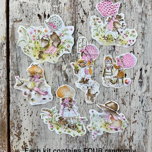 Holly Hobby Textile Scrap Pack: Vintage Fabric for Junk Journals, Slow Stitch, Mixed Media immagine 7