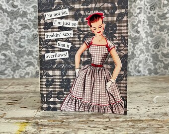 Snarky Notebook: I’m Not Fat, I’m Just So Freakin’ Sexy That It Overflows!