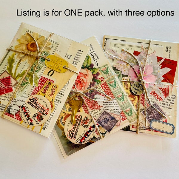 Paper Scrap Pack Etsy