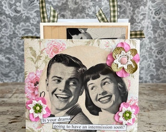 Snarky Notecards Stationery Greeting Cards: Is Your Drama Going to Have an Intermission Soon?