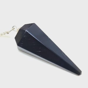Black Obsidian Pendulum: Root Chakra Healing, Dowsing & Divination