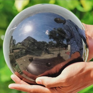 Customized Black Obsidian Sphere Large Crystal Ball Chakra Healing Stone Crystal Décor Protection Stone Aura Metaphysical Decoration Ball