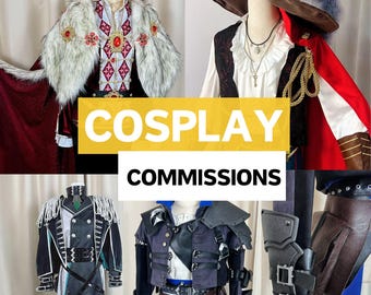 Cosplay Commission, Custom Commission, Made To Order,Anime Cosplay, Game  Cosplay
