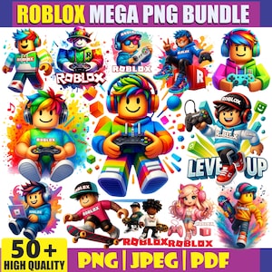 Roblox png,Roblox,Roblox Svg,Robox Svg Bundle,Gaming Svg Files for Cricut,Roblox girls svg,Roblox Boy Svg,roblox clipart,Roblox Font,gaming