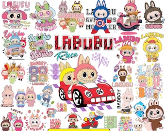 Labubu Bundle, Labubu PNG Bundle, Labubu Clipart, Labubu Bundle PNG, Labubu Schnittdatei, Labubu PNG, Labubu Puppe svg, Labubu T-shirt