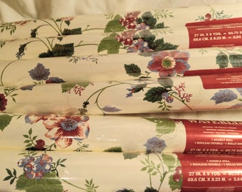 Waverly New Old Stock Floral Wallpaper Roll 562920