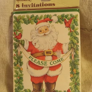 Lot of 2 New Packages of Vintage Christmas Party Invitations image 4