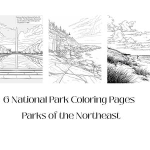 National Park Kid, Adult Coloring Pages, Nature Coloring Page, Camping Activity, National Park Coloring, Kids Coloring Pages, Adult Coloring