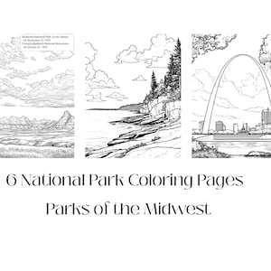 Adult Coloring, Nature Coloring Page, National Park Coloring, Kids Coloring Pages, National Park Kid, Adult Coloring Pages, Camping Activity